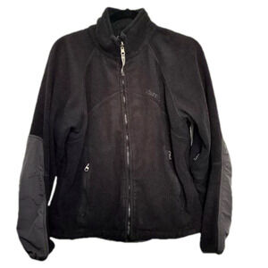 Marmot fleece zip up women’s size large black